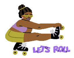 Skating Lets Go Sticker