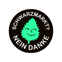 Schwarzmarkt Sticker by Bloomwell
