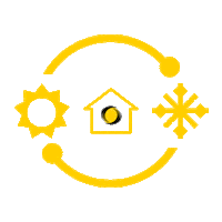 Saint_Gobain isolation ete hiver isover Sticker