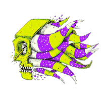 Skull Octopus Sticker