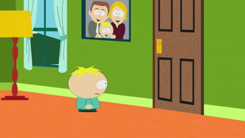 butters stotch surprise GIF by South Park 