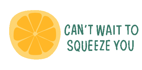 Orange Citrus Sticker by blurtitout
