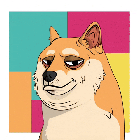 Shiba Inu Illustration GIF by Doge Pound