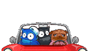 Car Owl Sticker by BigBrains