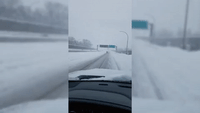 'Cruisin' Like it's No Big Deal': Motorcyclist Rides Through Snowstorm in Minnesota