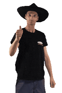 Thumbs Good Job Sticker by eurotecgmbh