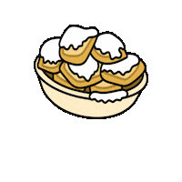 New Orleans Dessert Sticker by caracaraNYC