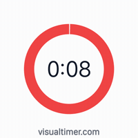 8 Seconds Timer GIF by VisualTimer
