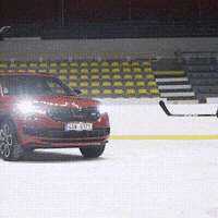SKODACZ fun car hockey win GIF