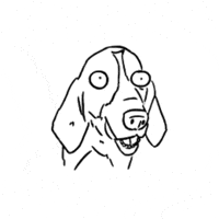 Dog Laughing GIF by butpoorlydrawn
