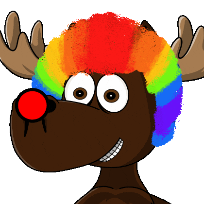 DoYouMoose nft joke blockchain clown Sticker
