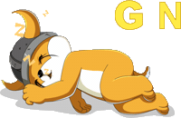 Good Night Dreaming Sticker by FLOKI