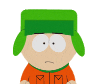 Kyle Broflovski Stare Sticker by South Park