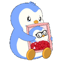 Sad I Miss You Sticker by Pudgy Penguins