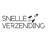 Hipthuys raket snel postnl verzenden Sticker