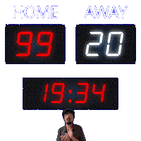 20 Away Sticker