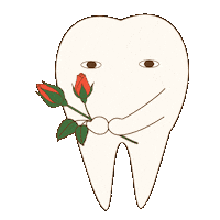 Fathers Day Rose Sticker by dental_sozai