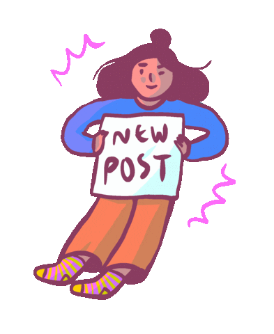 Girl Illustration Sticker
