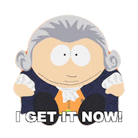 I Get It Now Eric Cartman Sticker by South Park