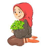 milkhatf happy girl beauty flower Sticker