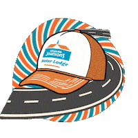 Road Trip Hat Sticker by Wyndham Hotels & Resorts