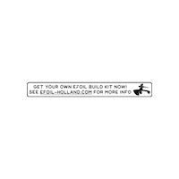 eFoilHolland efoil efoilholland Sticker