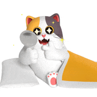 Cat Wakeup GIF by Liberty Cats Emojis