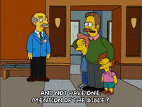 Speaking Season 17 GIF by The Simpsons