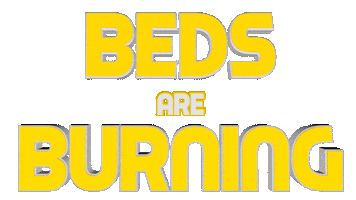 Free Palestine Beds Are Burning Sticker by OpticalArtInc.