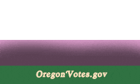 Illustration Register To Vote Sticker by Oregon Secretary of State