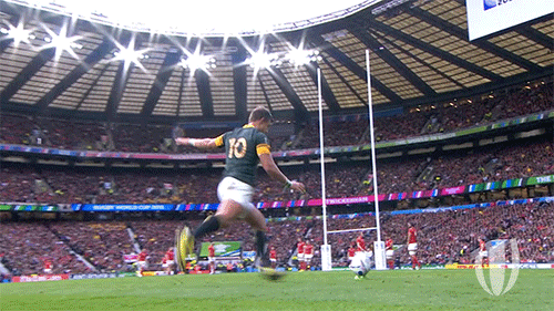 south africa kick GIF by World Rugby