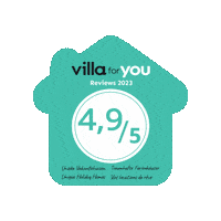 VillaforYou score review reviewscore villaforyou Sticker