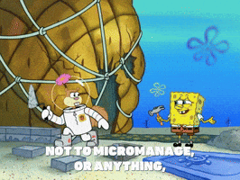 season 8 micromanagement GIF by SpongeBob SquarePants