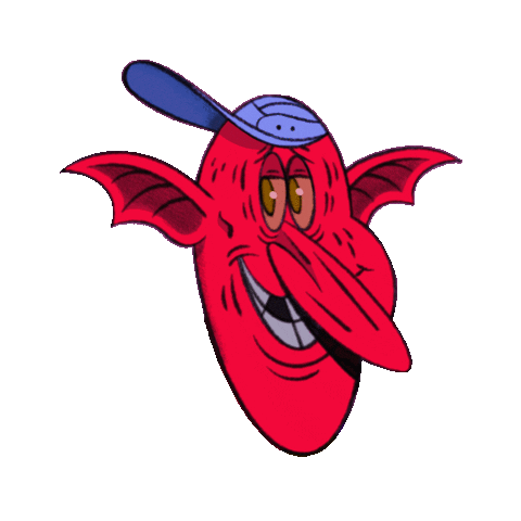Wink Monster Sticker