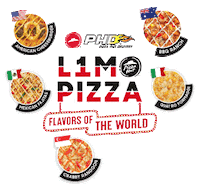 Phd Limo Pizza Sticker by PizzaHutID