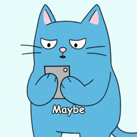 Plotting Blue Cat GIF