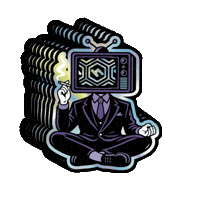 Holo Sticker by HoneyGrove
