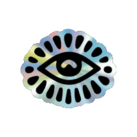 Eye Holo Sticker by HoneyGrove