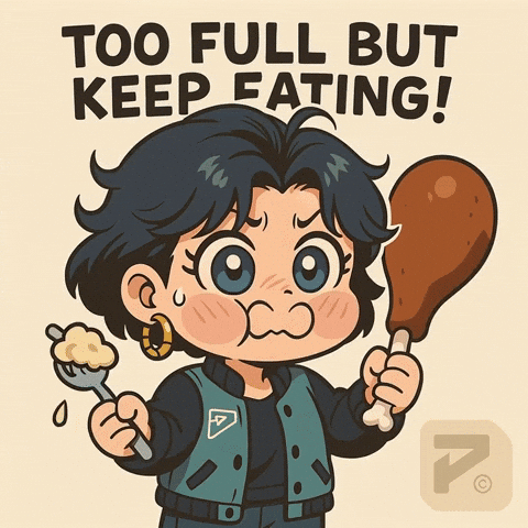 Overeating Mashed Potatoes GIF by Persona
