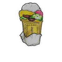 Looloandstitch icecream beirut beiruti lebaneseicecream Sticker
