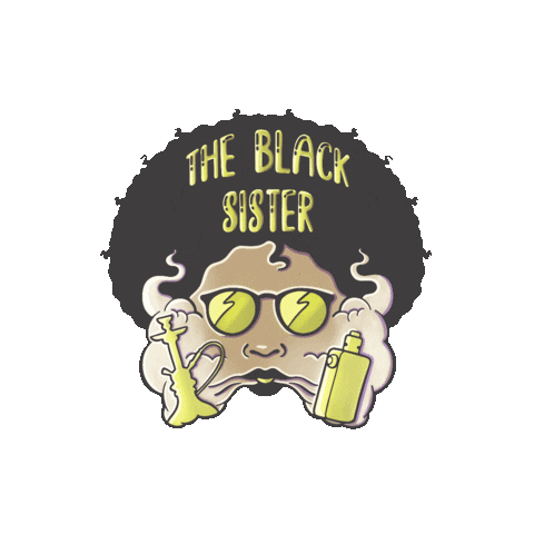 Delioma giphygifmaker vape shisha hookah Sticker