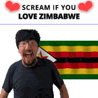 Zimbabwe Flag Sticker