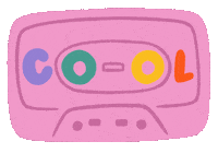 Vintage Rainbow Sticker by Adriana Esquivel