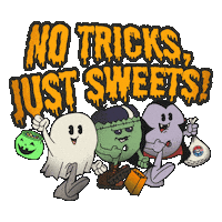 Trick Or Treat Halloween Sticker by DonutNV