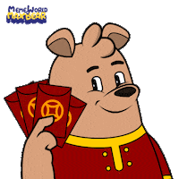 Happy Chinese New Year Sticker by Meme World of Max Bear