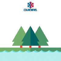 COURCHEVEL lake lac couchevel rosière lake Sticker