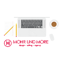 MohrundMore coffee design work agencylife Sticker