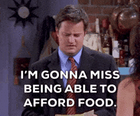 Cant Afford Season 8 GIF by Friends