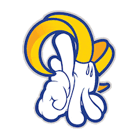 La Rams Sticker by Pins and Needles Collection
