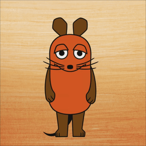 Maus und Tannenzweige